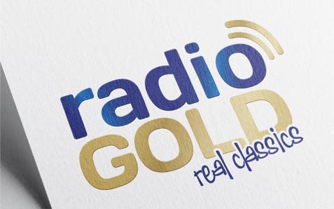Logodesign für Radiosender radio gold Berlin