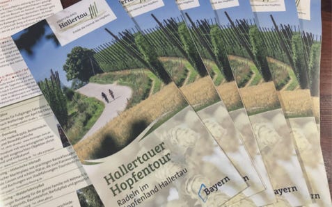 Hopfenland Hallertau Tourismus, Radkarte Hallertauer Hopfentour