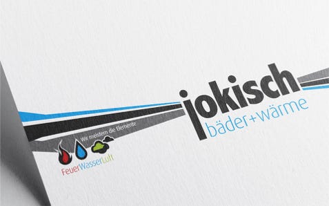 Logodesign für Jokisch Bäder und Wärme Hettenshausen